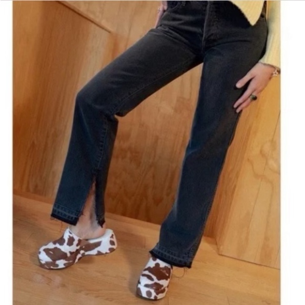 Lisa Says Gah Black denim jean